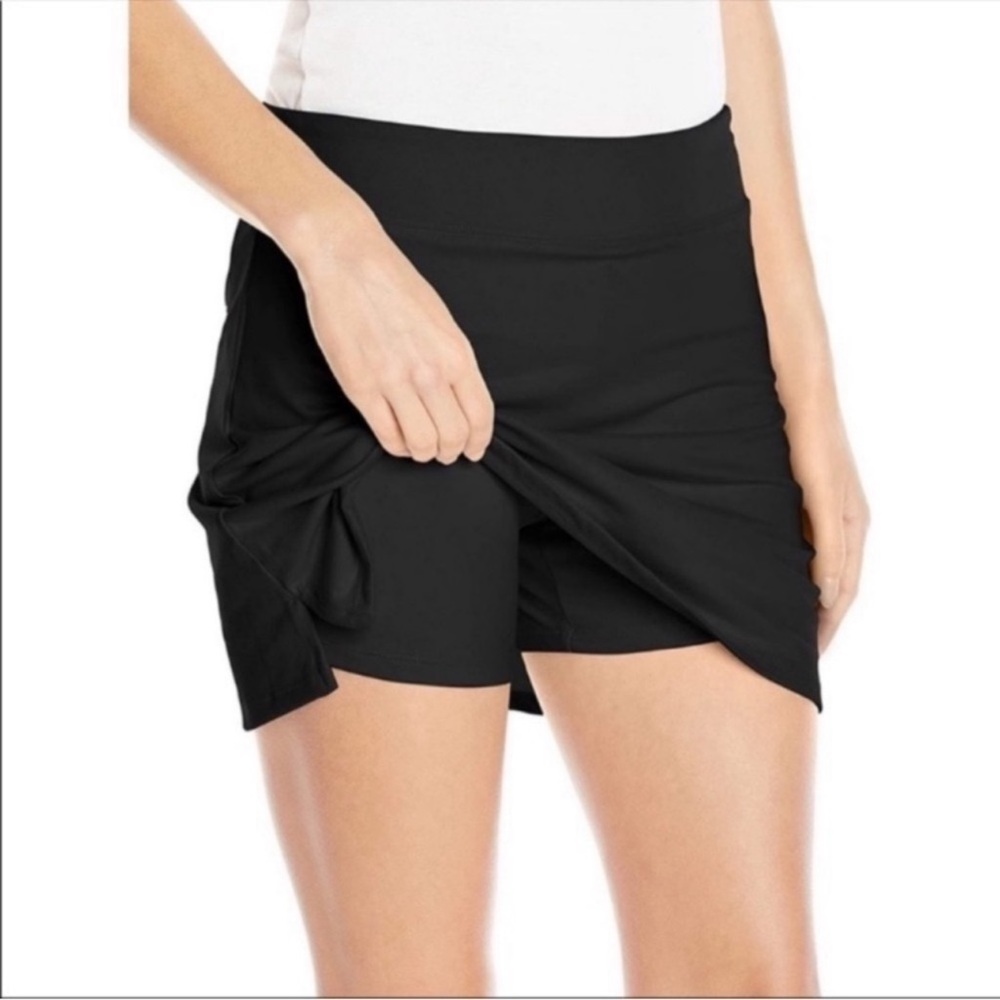 Tranquility by Colorado Clothing Black Athletic Skort Golf Tennis Skirt Shorts M